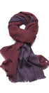 Prince Bowtie Schal Doppelseitig - umgelegte Trageform - Rot