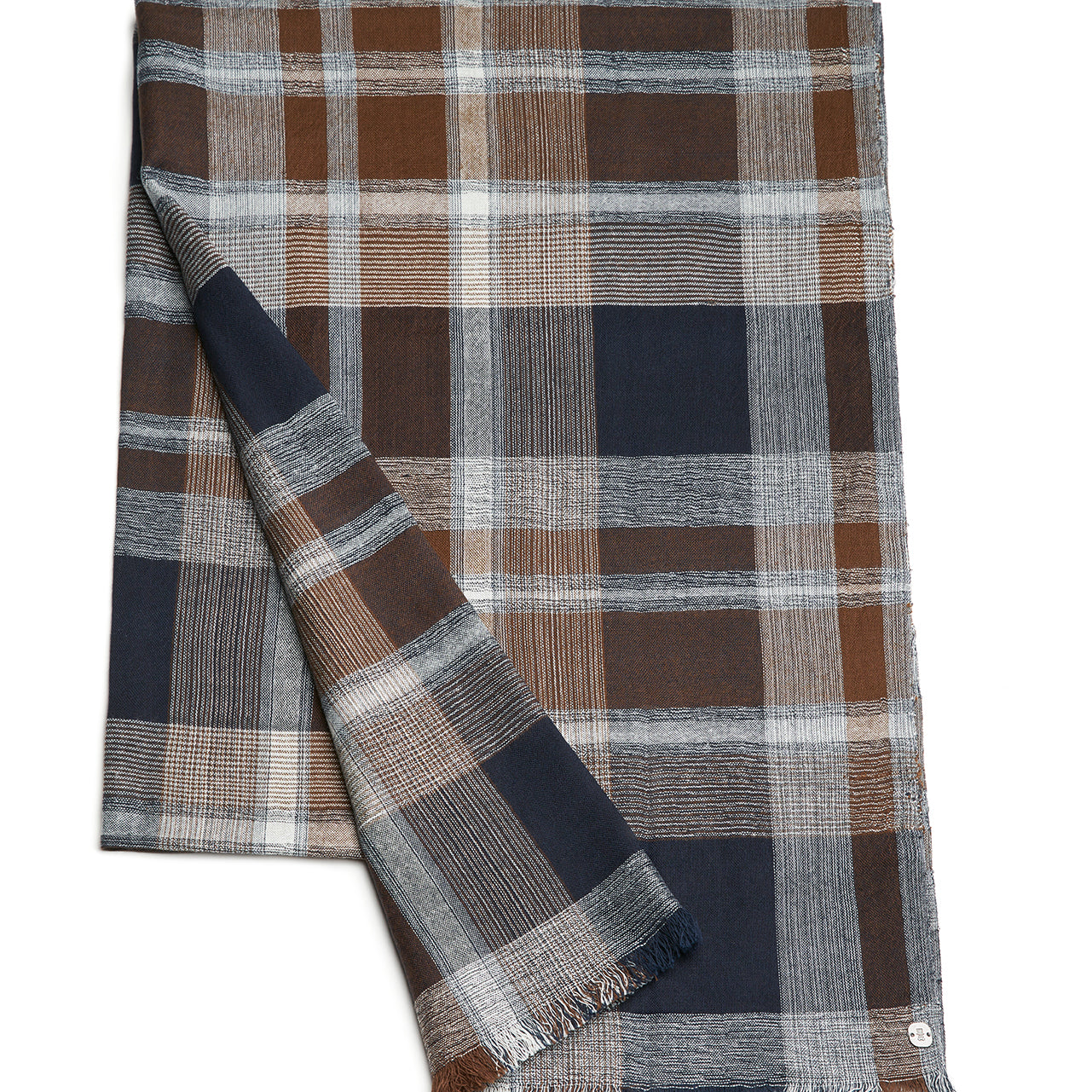 Prince Bowtie Schal im Karo-Design - Beige