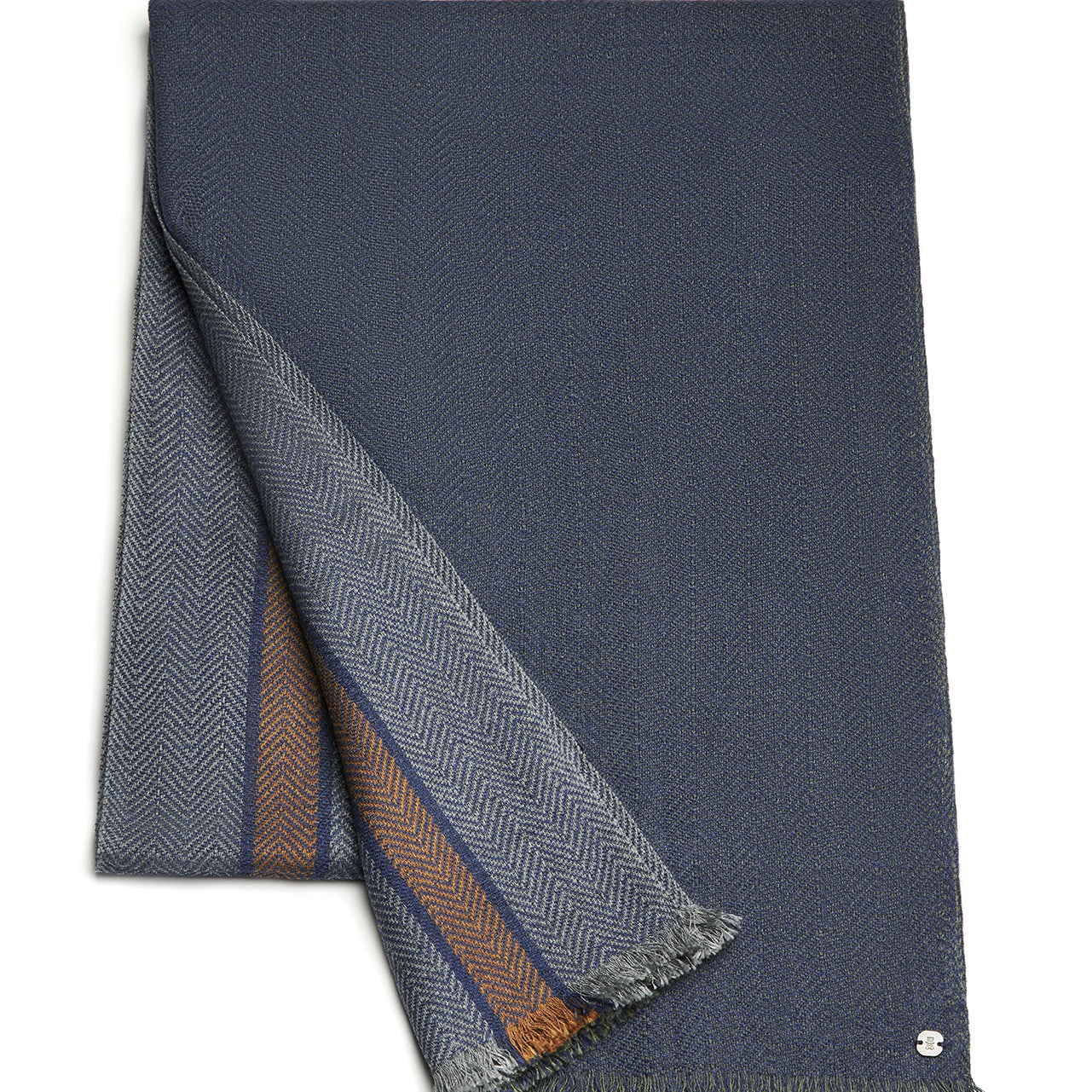 Prince Bowtie Schal Uni Streifen - Grau