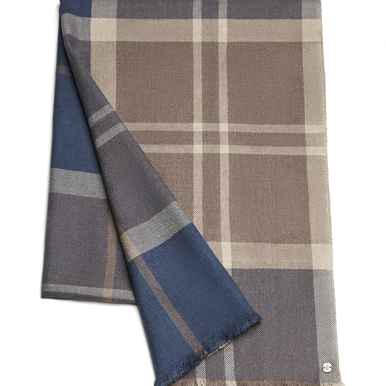 Prince Bowtie Schal Karo Doppelseitig - Beige