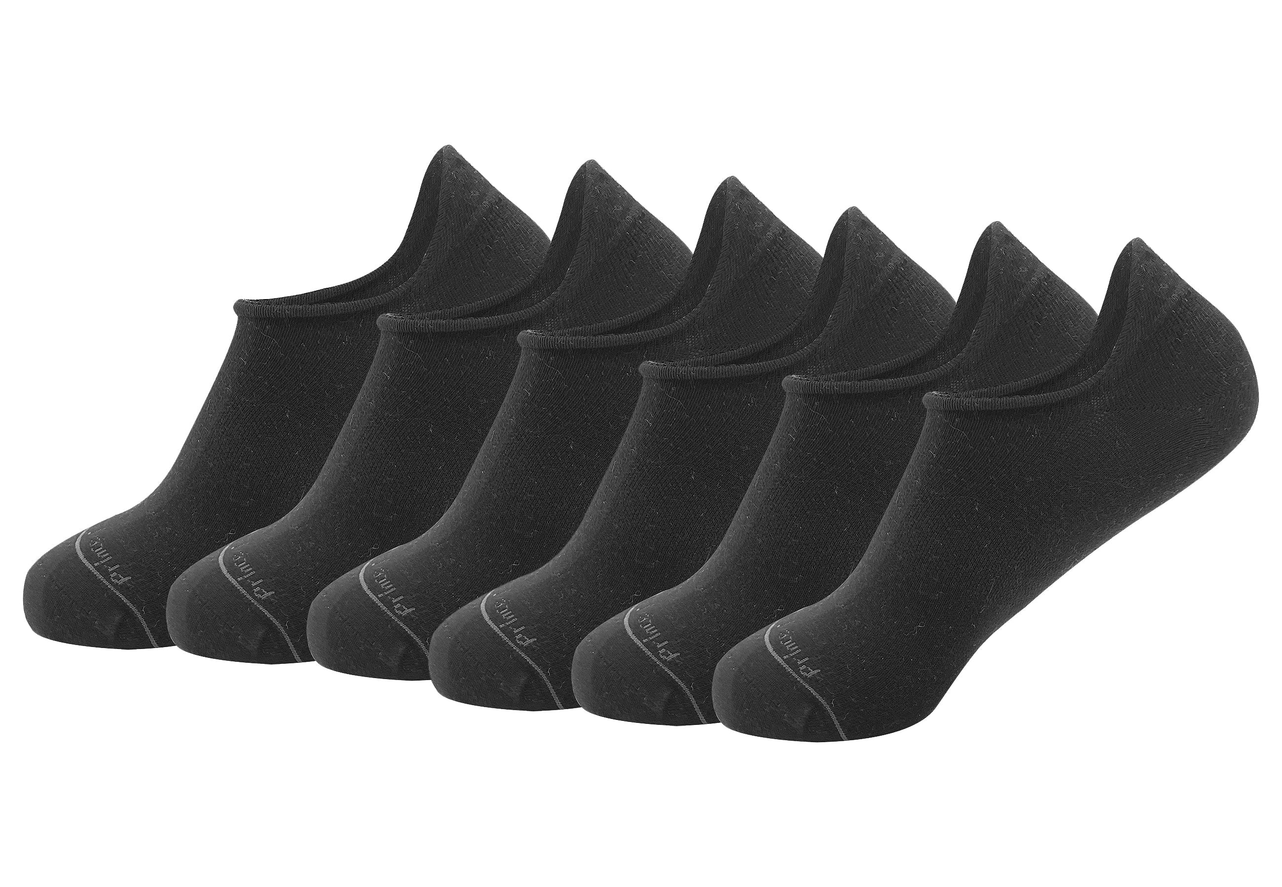 Prince Bowtie Sneakersocken 3 Paar Uni - rutschfest und komfortabel - Schwarz