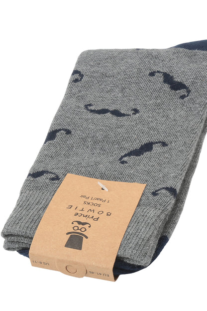 Socks 1 pair in Mustache design