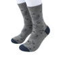 Prince Bowtie Herren Socken im Paisley-Design - Socken am Fuß - Grau