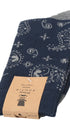 Prince Bowtie Herren Socken im Paisley-Design - Verpackung mit Größenangabe - Marine