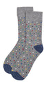 Prince Bowtie Herren Socken im Punkt-Design - Grau