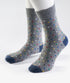 Prince Bowtie Herren Socken im Punkt-Design - Socken am Fuß - Grau