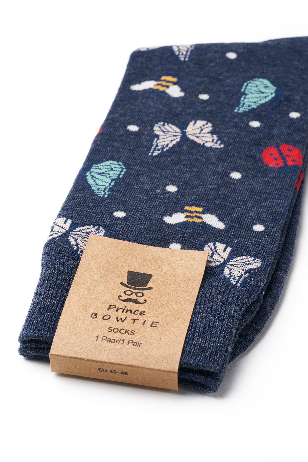 Socken 1 Paar im Fantasie-Design - Farbe Blau