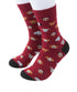 Prince Bowtie Herren Socken im Animal-Design - Socken am Fuß - Rot