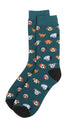 Prince Bowtie Herren Socken im Animal-Design - Grün