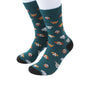 Prince Bowtie Herren Socken im Animal-Design - Socken am Fuß - Grün