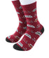 Prince Bowtie Herren Socken im Vehicle-Design - Socken am Fuß - Rot