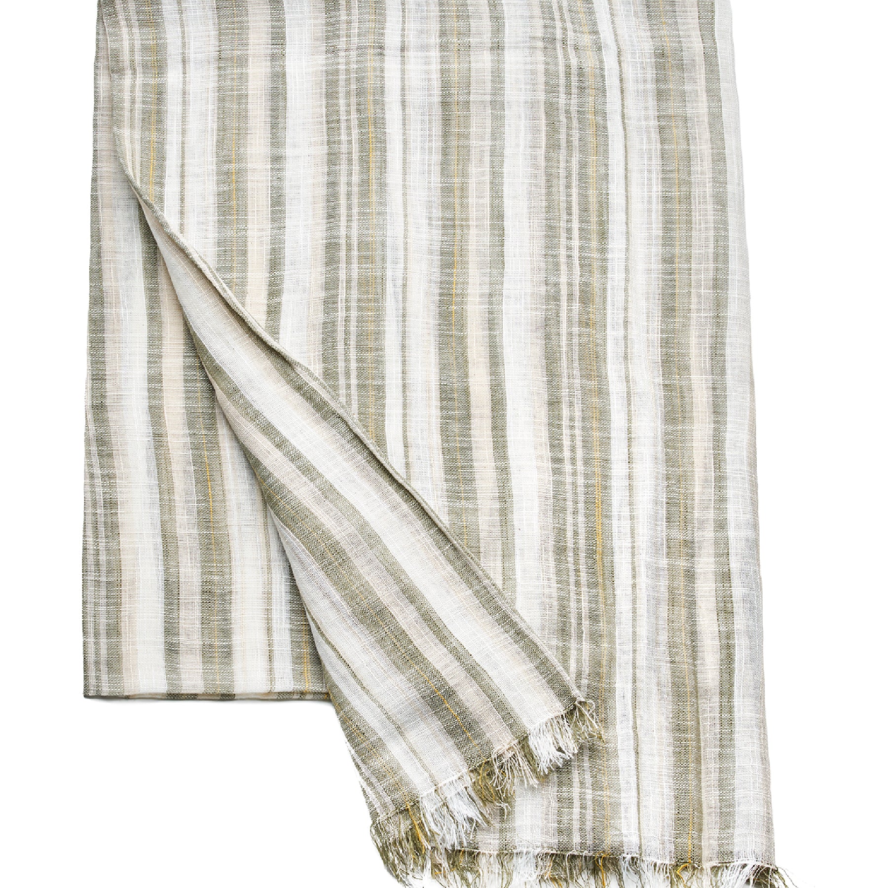 Prince Bowtie Schal im sportiven Leinenlook - Grün