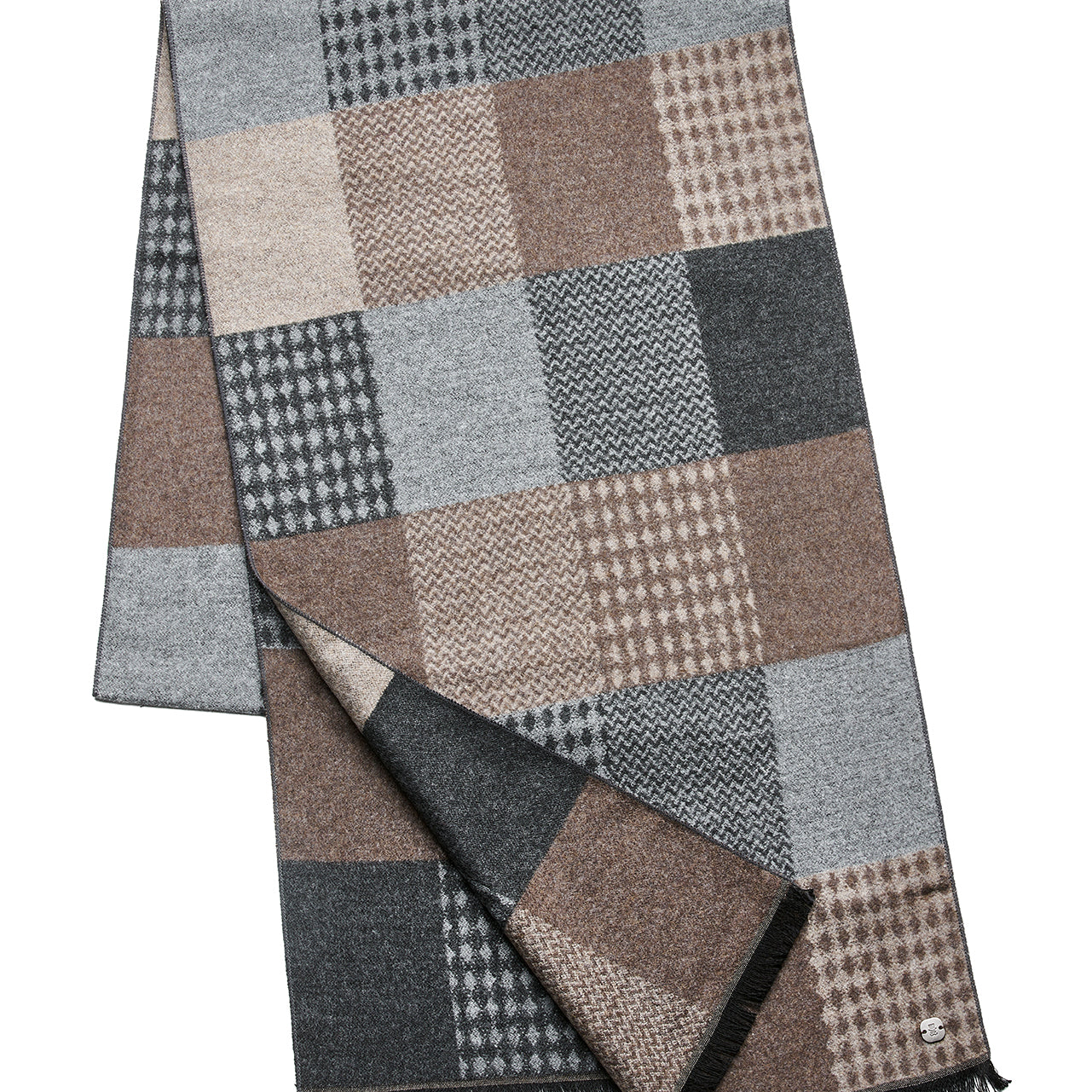 Prince Bowtie Schal aus Naturfasern - Braun