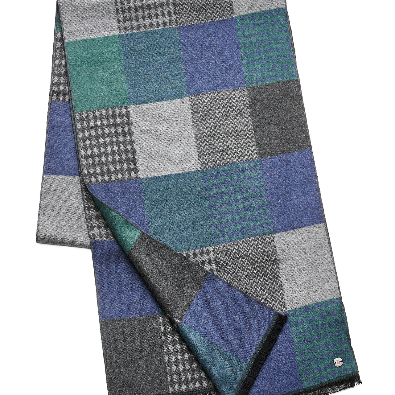 Prince Bowtie Schal aus Naturfasern - Grün