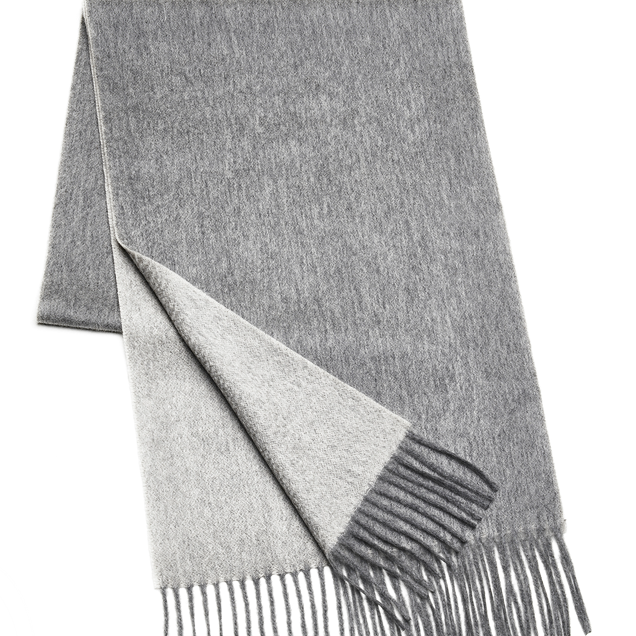 Prince Bowtie Luxuriöser Schal aus 100 % Kaschmir - Grau