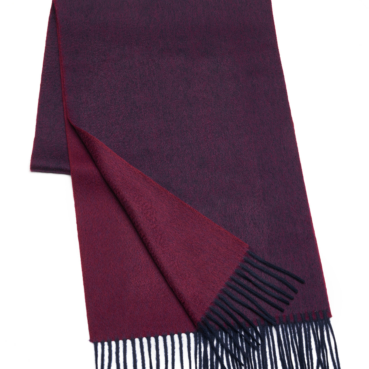 Prince Bowtie Luxuriöser Schal aus 100 % Kaschmir - Bordeaux