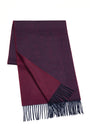 Prince Bowtie Luxuriöser Schal aus 100 % Kaschmir - Bordeaux