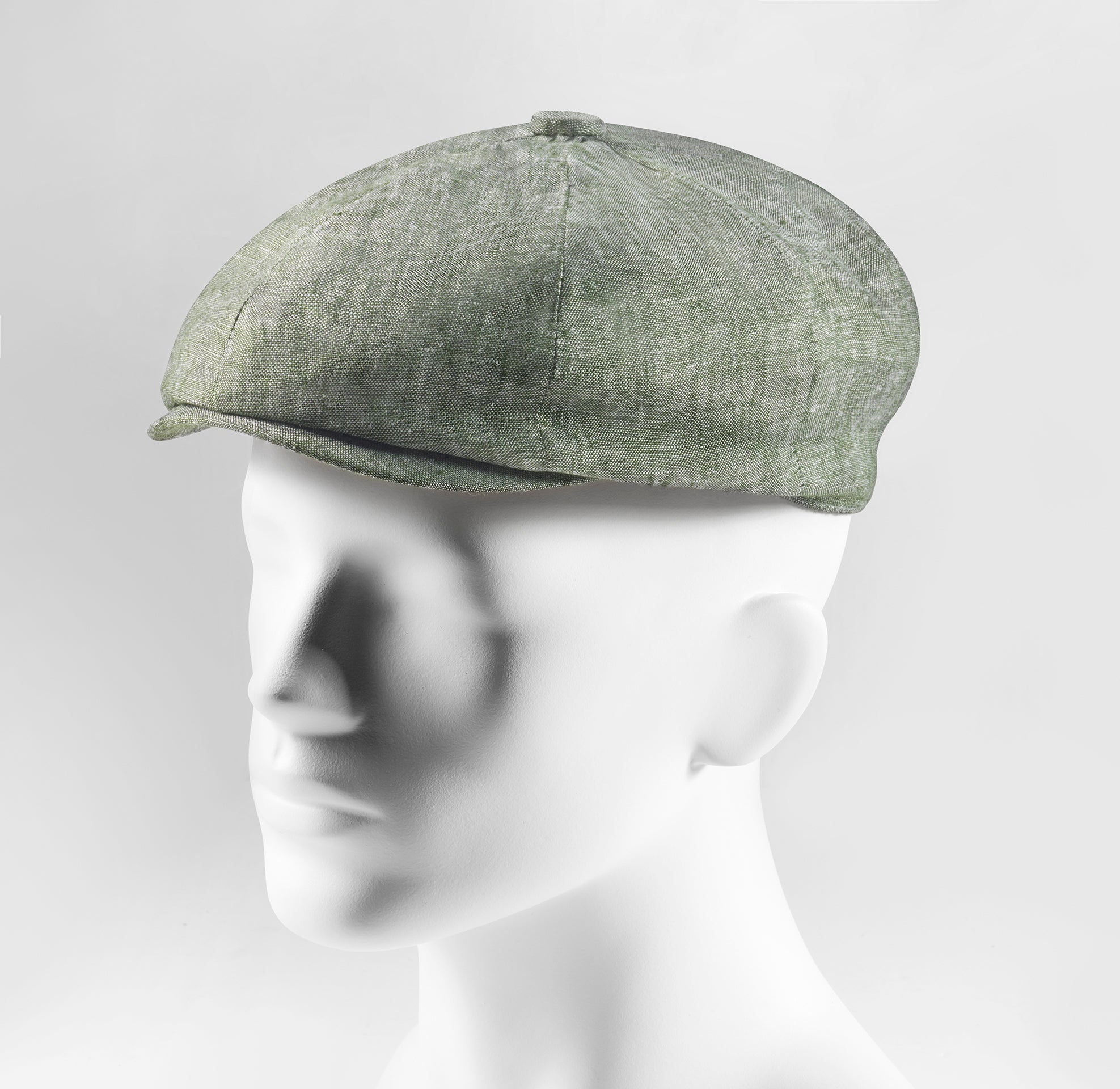 Prince Bowtie Gatsby Schiebermütze im sportiven Leinenlook - Mint