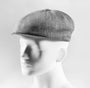 Prince Bowtie Gatsby Schiebermütze im sportiven Leinenlook - Grau