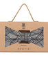 Prince Bowtie Fliege im genialen Karo Design - Box - Grau