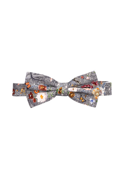 Bow with floral print