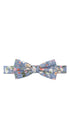 Prince Bowtie Fliege mit floralem Druck - Blau