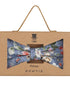 Prince Bowtie Fliege mit floralem Druck - Box - Blau