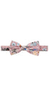 Prince Bowtie Fliege mit floralem Druck - Altrosa