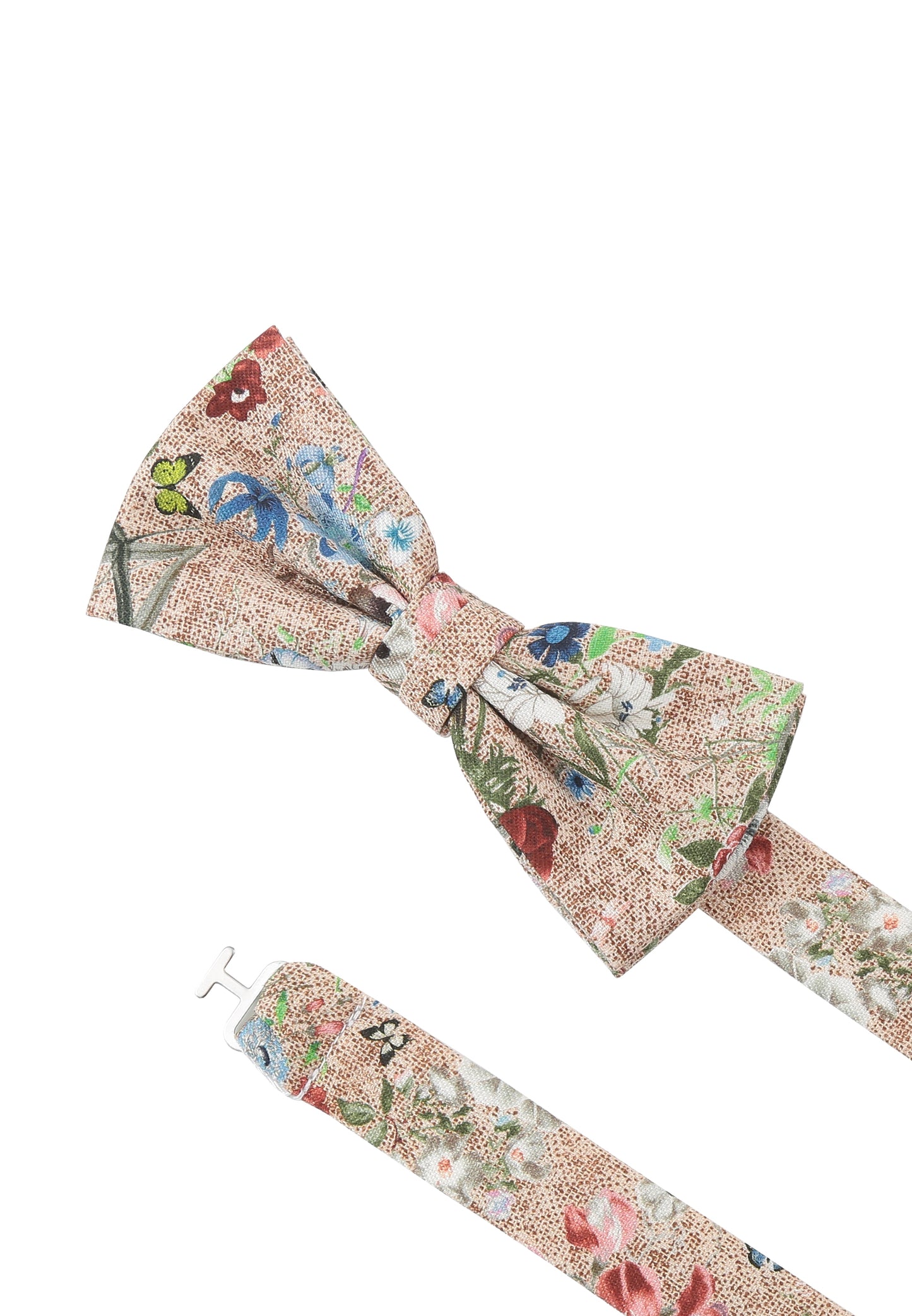 Bow tie with floral print