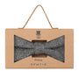 Prince Bowtie Fliege in Wolloptik - Box - Grau