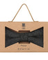 Prince Bowtie Fliege in Wolloptik - Box - Anthrazit