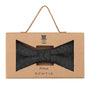 Prince Bowtie Fliege in Wolloptik - Box - Anthrazit