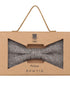Prince Bowtie Fliege in Wolloptik - Box - Beige