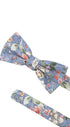 Prince Bowtie Fliege Flower - Verschluss im Detail - Blau