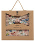 Prince Bowtie Set Fliege + Tuch Flower - Box - Beige