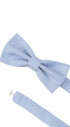 Prince Bowtie Fliege im Micro-Design - Verschluss im Detail - Hellblau