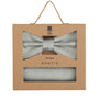 Prince Bowtie Set Fliege + Tuch im Micro-Design - Box - Mint