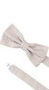 Prince Bowtie Fliege im Micro-Design - Verschluss im Detail - Beige