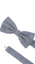 Prince Bowtie Fliege im Micro-Design - Verschluss im Detail - Blau