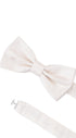 Prince Bowtie Fliege im Micro-Design - Verschluss im Detail - Off-White