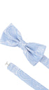 Prince Bowtie Fliege im Paisley-Design - Verschluss im Detail - Blau