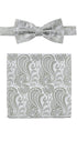 Prince Bowtie Set Fliege + Tuch im Paisley-Design - Mint