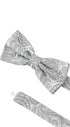 Prince Bowtie Fliege im Paisley-Design - Verschluss im Detail - Mint