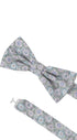 Prince Bowtie Fliege Medallion - Verschluss im Detail - Hellgrau