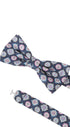 Prince Bowtie Fliege Medallion - Verschluss im Detail - Dunkelblau