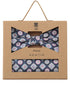 Prince Bowtie Set Fliege + Tuch Medallion - Box - Dunkelblau