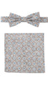 Prince Bowtie Set Fliege + Tuch Medallion - Hellbeige