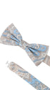 Prince Bowtie Fliege Paisley - Verschluss im Detail - Hellbeige