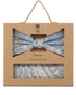 Prince Bowtie Set Fliege + Tuch Paisley - Box - Hellbeige