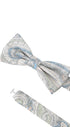 Prince Bowtie Fliege Paisley - Verschluss im Detail - Mint